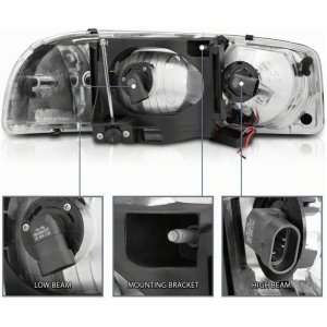 Chevrolet Sierra 1500 LED Headlights - Raxiom - Axial Series LED DRL - `99-`06