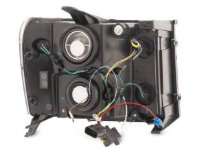 Chevrolet Sierra 1500 LED Headlights - Raxiom - Axial Series - Black - `07-`13