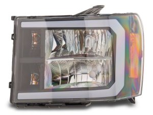 Chevrolet Sierra 1500 LED Headlights - Raxiom - Axial Series - Black - `07-`13