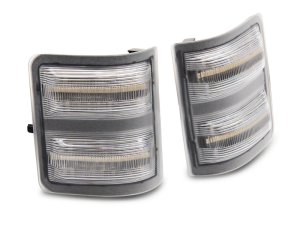 Ford F-350 Super Duty Side Mirror Marker Lamps - Raxiom - Axial LED SEQL Switchback - Clear - `11-`16 Ford F-350 Super Duty Side Mirror Marker Lamps - Raxiom - Axial LED SEQL Switchback - Clear - `11-`16