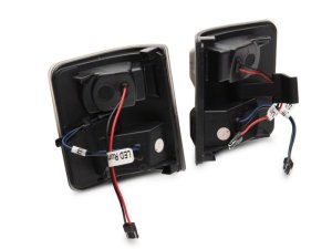 Ford F-250 Super Duty Side Mirror Marker Lamps - Raxiom - Axial LED Sequential Switchback - Smoked - `11-`16