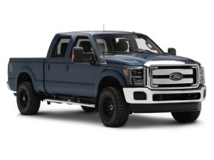 Ford F-350 Super Duty LED Headlights - Front - Raxiom - Projector with Clear Lens - Black Housing - `11-`16 Ford F-350 Super Duty LED Headlights - Front - Raxiom - Projector with Clear Lens - Black Housing - `11-`16