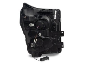 Ford F-250 Super Duty LED Headlights - Front - Raxiom - LED Projector + Switchback Turn Signals - Chrome - `11-`16