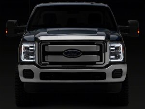 Ford F-350 Super Duty LED Headlights - Front - Raxiom - LED Projector + Switchback Turn Signals - Chrome - `11-`16 Ford F-350 Super Duty LED Headlights - Front - Raxiom - LED Projector + Switchback Turn Signals - Chrome - `11-`16
