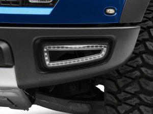 Ford F-150 Raptor Fog Lights - Front - Raxiom - Axial Series LED DRL - Cool White - `10-`14