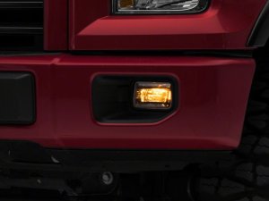 Ford F-150 Fog Lights - Raxiom - Axial Series LED w/ Integrated Turn Signals - White/Amber - `15-`20