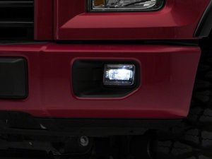 Ford F-150 Fog Lights - Raxiom - Axial Series LED w/ Integrated Turn Signals - White/Amber - `15-`20