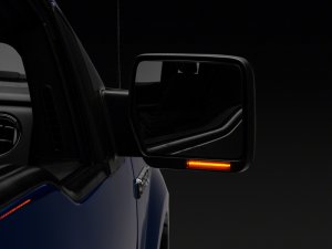 Ford F-150 Side Markers - Side Mirror - Raxiom - LED Turn Signal - Smoked - `04-`14