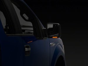 Ford F-150 Side Markers - Side Mirror - Raxiom - LED Turn Signal - Smoked - `04-`14