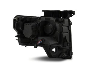 Ford F-150 LED Headlights - Raxiom - Super White Halo Projector - Black - `09-`14 Ford F-150 LED Headlights - Raxiom - Super White Halo Projector - Black - `09-`14
