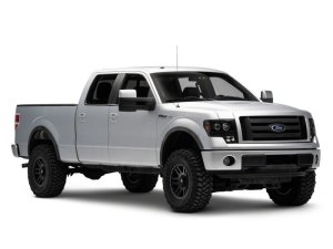 Ford F-150 LED Headlights - Raxiom - Super White Halo Projector - Black - `09-`14 Ford F-150 LED Headlights - Raxiom - Super White Halo Projector - Black - `09-`14