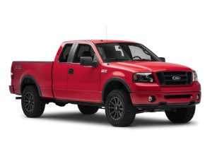 Ford F-150 LED Headlights - Raxiom - Dual LED Halo Projector - Black - `04-`08