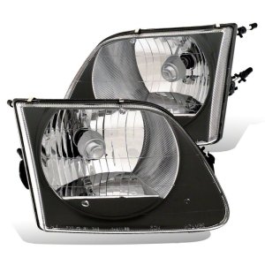 Ford F-150 LED Headlights - Raxiom - G2 Euro - Black Housing - `97-`03