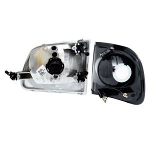 Ford F-150 LED Headlights - Raxiom - G2 Euro - Black - `97-`03