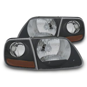 Ford F-150 LED Headlights - Raxiom - G2 Euro - Black - `97-`03