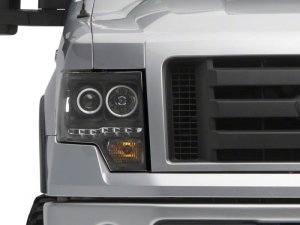 Ford F-150 LED Headlights - Raxiom - G2 Super White LED Halo Projector - Super White - `09-`14