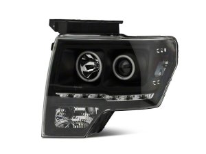 Ford F-150 LED Headlights - Raxiom - G2 Super White LED Halo Projector - Super White - `09-`14