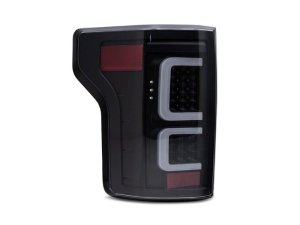 Ford F-150 LED Taillights - Rear - Raxiom - G3 LED, Clear Lens - Black - `15-`17