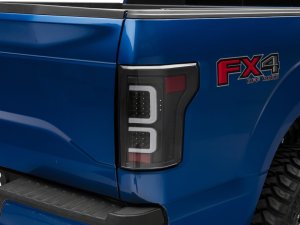 Ford F-150 LED Taillights - Rear - Raxiom - G3 LED, Clear Lens - Black - `15-`17