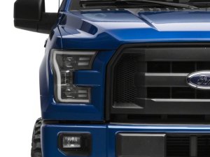 Ford F-150 LED Headlights - Raxiom - G3 Projector with LED Accent - Black - `15-`17