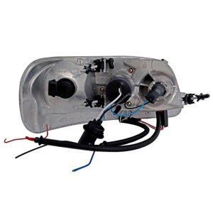 Ford F-150 LED Headlights - Raxiom - Halo Projector - Black Housing - `97-`03