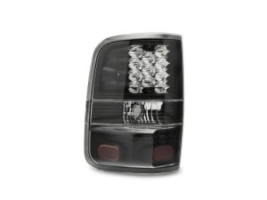 Ford F-150 Styleside LED Taillights - Rear - Raxiom - High-Intensity LED - Blk Housing (Clear Lens) - `04-`08