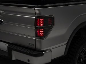 Ford F-150 LED Taillights - Raxiom - RAX - Black - `09-`14