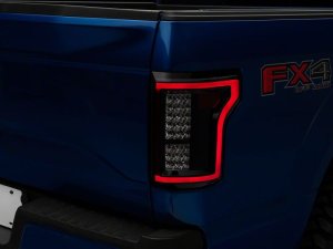 Ford F-150 LED Taillights - Raxiom - Black - `15-`17