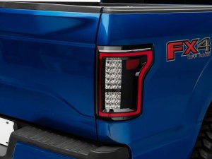 Ford F-150 LED Taillights - Raxiom - Black - `15-`17