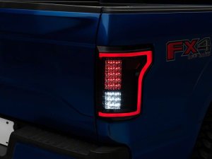 Ford F-150 LED Taillights - Raxiom - Black - `15-`17