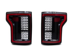 Ford F-150 LED Taillights - Raxiom - Black - `15-`17