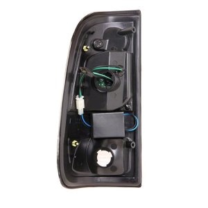 Ford F-150 LED Taillights - Raxiom - Red/Clear Lens - Black - `97-`03