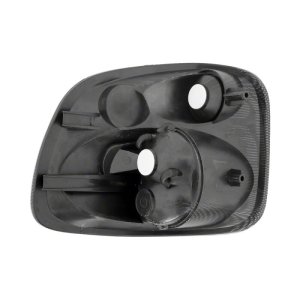 Ford F-150 LED Taillights - Raxiom - Axial Series Version 2, Carbon Fiber - Red/Clear - `01-`03