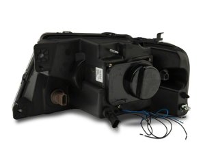 Ford F-150 LED Headlights - Raxiom - Dual LED Halo Projector - Chrome - `04-`08