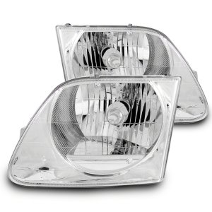 Ford F-150 Headlights - Raxiom - G2 Euro - Chrome - `97-`03