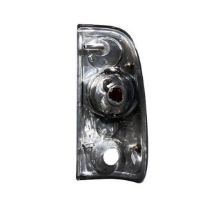 Ford F-150 LED Taillights - Raxiom - Axial Series Version 2 - Chrome - Red/Clear - `97-`03