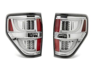 Ford F-150 LED Taillights - Raxiom - G2 - Chrome - `09-`14