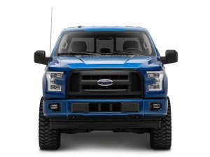 Ford F-150 LED Headlights - Raxiom - Projector with LED Accent - Chrome - `15-`17