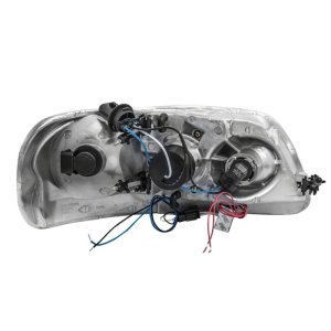 Ford F-150 LED Headlights - Raxiom - Halo Projector - Chrome - `97-`03