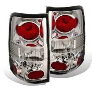 Ford F-150 LED Taillights - Rear - Raxiom - Euro Style - Chrome Housing - `04-`08
