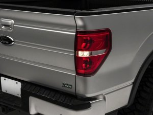 Ford F-150 LED Taillights - Raxiom - Chrome Housing - Red/Clear Lens - `09-`14