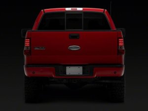 Ford F-150 LED Taillights - Raxiom - Chrome Housing - Red/Clear - `04-`08