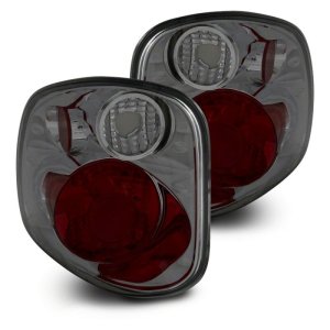Ford F-150 LED Taillights - Raxiom - Axial Series Version 2 - Chrome Housing- Smoked Lens - `01-`03