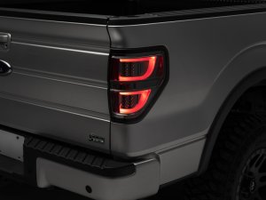 Ford F-150 LED Taillights - Raxiom - G2 - Chrome Housing with Smoked Lens - `09-`14