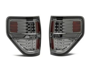 Ford F-150 Styleside LED Taillights - Raxiom - Black Housing - Smoked - `09-`14 Ford F-150 Styleside LED Taillights - Raxiom - Black Housing - Smoked - `09-`14