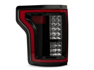 Ford F-150 LED Taillights - Rear - Raxiom - Black Housing - Smoked - `15-`17