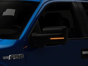 Ford F-150 Side Mirrors - Raxiom - Axial Series Sequential LED Mirror Mounted - Smoked - `09-`14