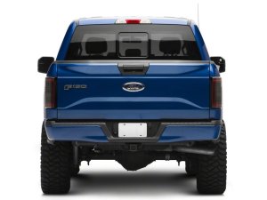 Ford F-150 LED Taillights - Raxiom - Sequential Turn Signals, Clear Lens - Black - `15-`17