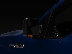 Ford F-150 Side Mirror LED Turn Signals - Rear Facing - Raxiom - Axial Series Sequential - Smoked - `04-`14