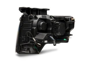 Ford F-150 LED Headlights - Raxiom - Axial G4 Light Bar Switchback Projector - Black Housing - `09-`14